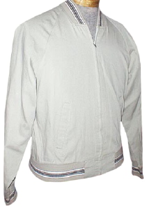 Mens 1950s Athletic Sport-y Jacket by Campus (S)