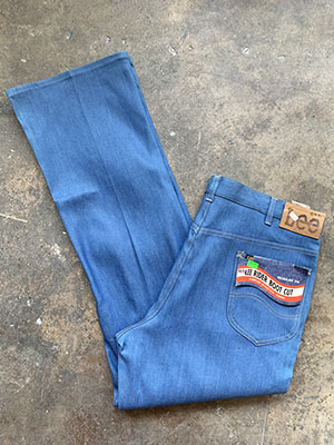 Sazz Vintage Clothing: (40x32) Mens Vintage Flared Disco Jeans. Lee Rider  Boot Cut. Never Worn!