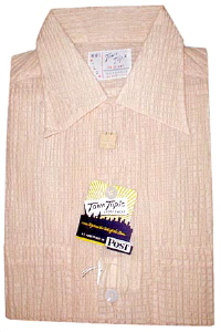 SALE SHEER mens 1950s rockabilly NEVER WORN lounge shirt (S)