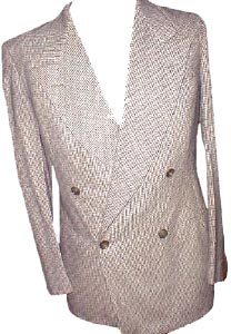 (35, 30x36) Never Worn 1940s wool dble breasted SUIT. gorgeous, but need s a little TLC
