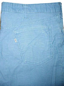 (40x30) vintage 1980s men's LEVIS Corduroy Pants Light Blue