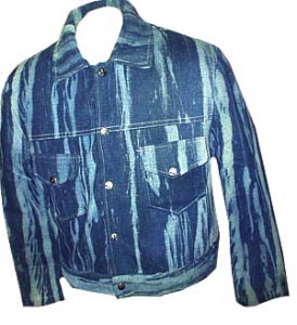 (38 sz.M) Vintage unworn 1970s 80s Men's 2-tone Denim Jacket