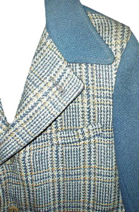 (Jkt. 32, Pants 25x30) 1940s 2-tone BOY'S wool suit UNWORN w/ Orig. Tags