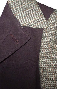 (Jkt. 32, Pants 26x30) 1940s 2-tone BOY'S wool & Gabardine suit UNWORN w/ Orig. Tags