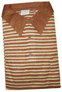 <strong>(L) 1970's vintage Disco shirt</strong> UNWORN! Polo/Rugby LONGSLEEVE