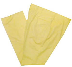 (48x38 Tall) 1970s BIG MAN funky pastel yellow polyester DISCO FLARES