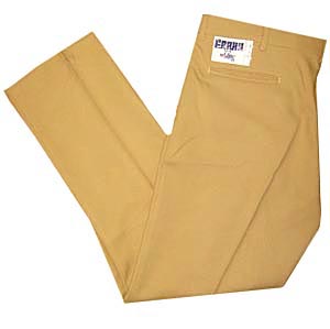 <strong>(35x28.5) 70s Polyester Disco Pants</strong> Unworn! Sandy-tan. by Farah