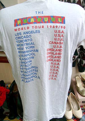 (L-XL) 1989-90 PAUL MCCARTNEY concert World Tour t-shirt