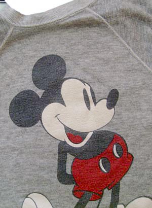 (XXS) vintage Mickey Mouse pullover sweatshirt. Nice fade. Soft. ready to be cuddled