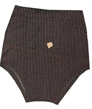 (XS) vintage 1940s men's swim suit NEVER WORN w/tag. Blue, Maroon, Grey