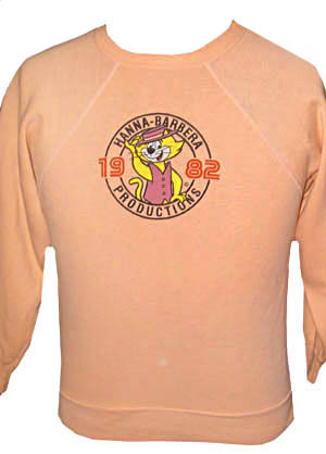 (womens S) vintage 1982 Hanna Barbera Top Cat sweatshirt. super soft!