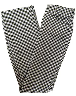 (28x37 Tall) vintage 70s Men's Disco Pants. Brown & White. western-style belt loops