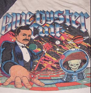 (M) vintage 1980 BLUE OYSTER CULT band tour tshirt. super soft n thin!