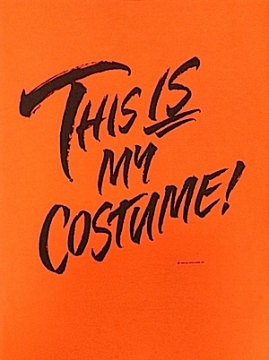 (L) Vintage T-Shirt THIS IS MY COSTUME! Halloween 1989!