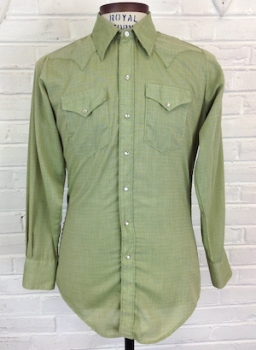 olive western shirt