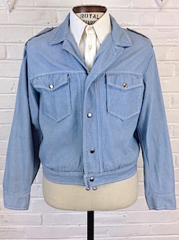 Black 70s Vintage Cropped Jacket  Size 42