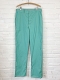 (34x32) Mens Vintage 70s Disco pants. Light Seafoam Green w/ White topstitching! As-Is.