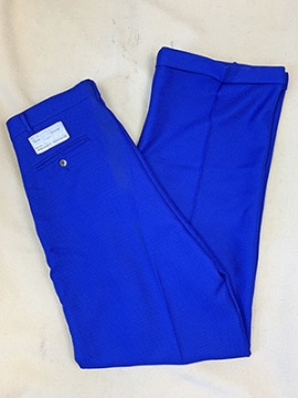 (36x32) Men's Bright Royal Blue Wide-Legged Pants. 1980s/ 40s Style Gangster Style!