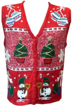 christmas jumper vest